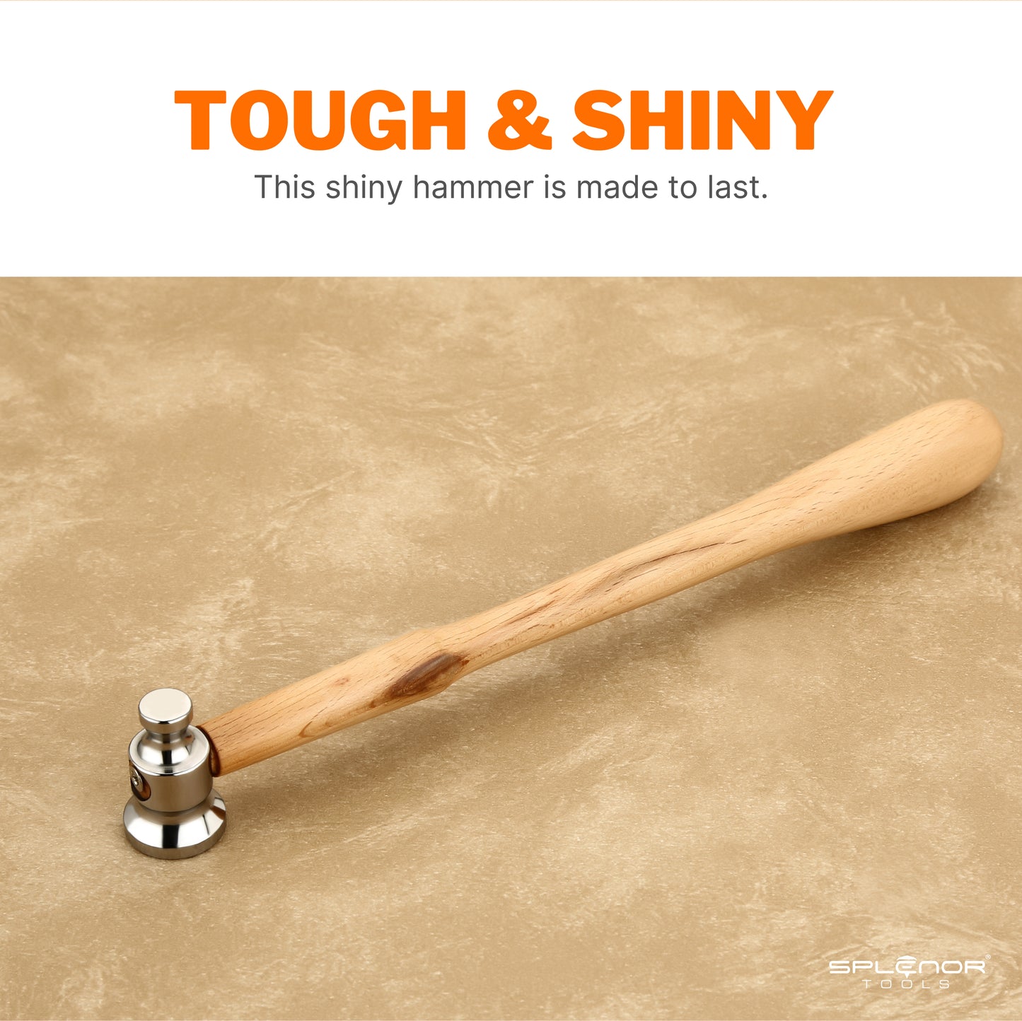 Two-Sided Flat Face Chasing Hammer