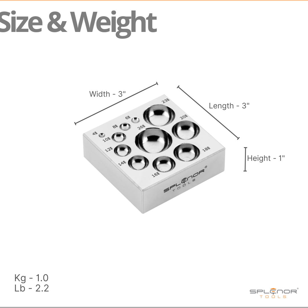 11 Cavity flat dapping block