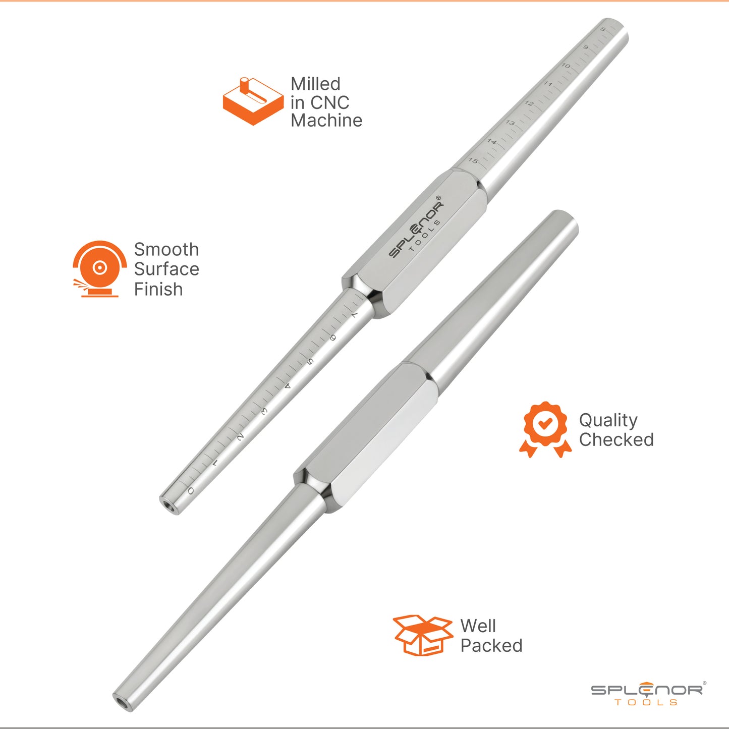 Steel Ring Mandrel (Size - US 0-15)
