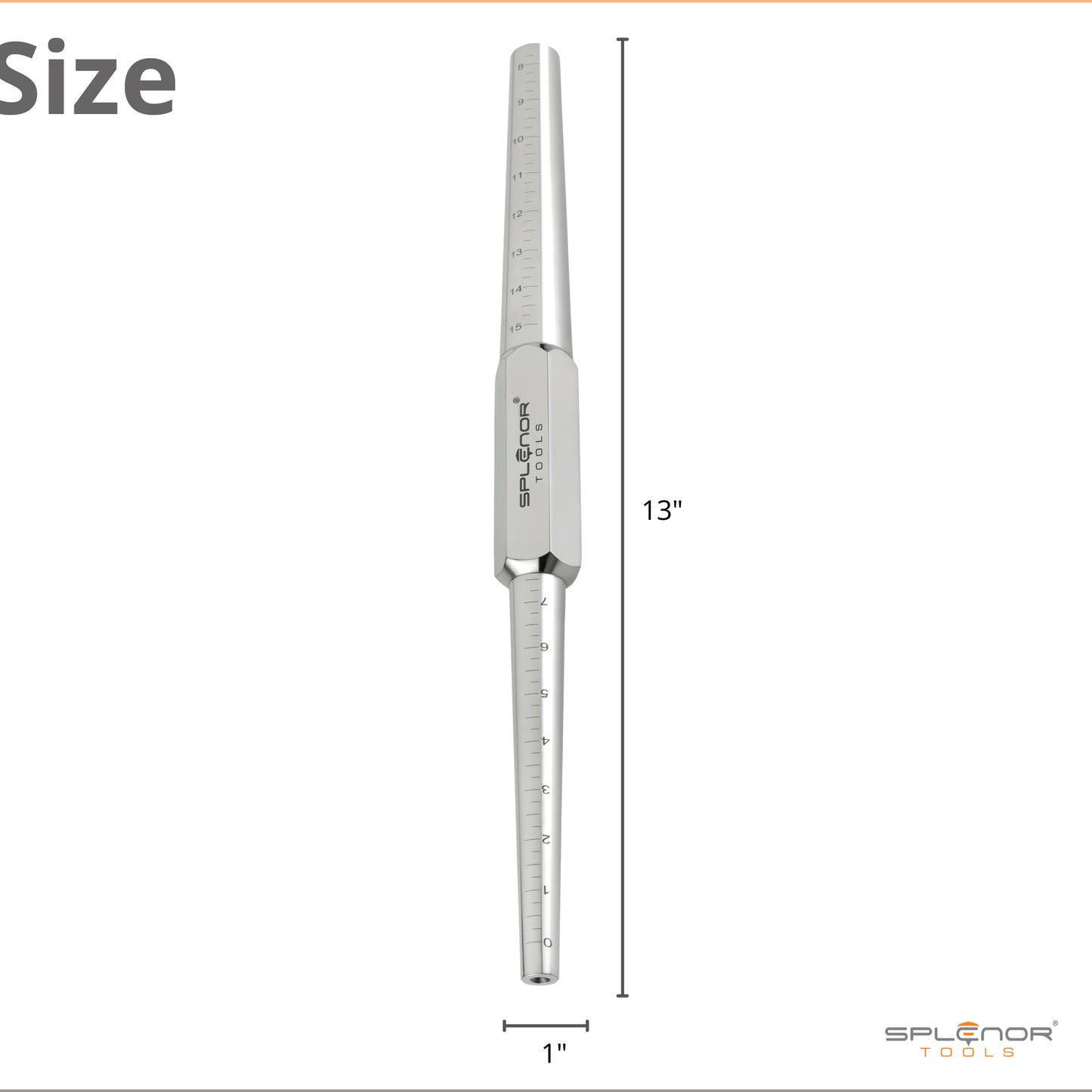 Steel Ring Mandrel (Size - US 0-15)
