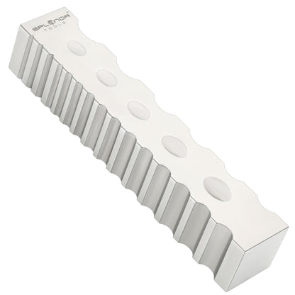 8 multi purpose forming block for jewelry making with various shaping grooves