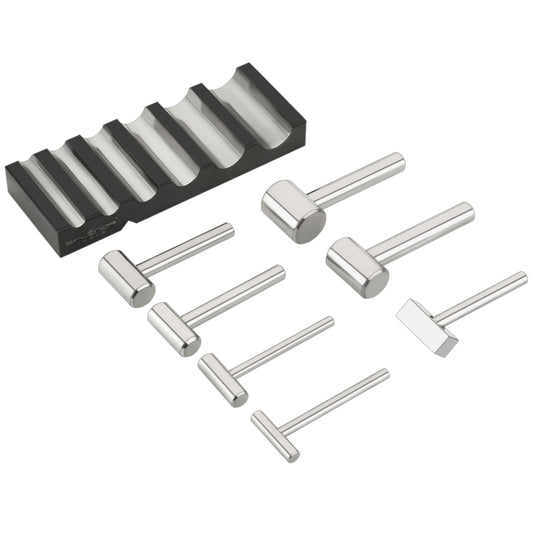 7 Hammer Set with Metal Forming Block