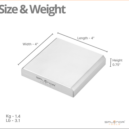 professional bench block 4 inch square for metal forming tools