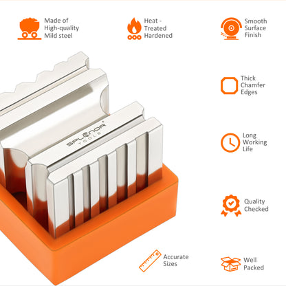 Jewelry swage block tool for metal forming and shaping work