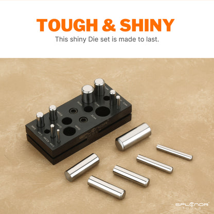 14 round punch disc cutter set for jewelry making tools