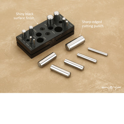 14 round punch disc cutter set for jewelry making tools