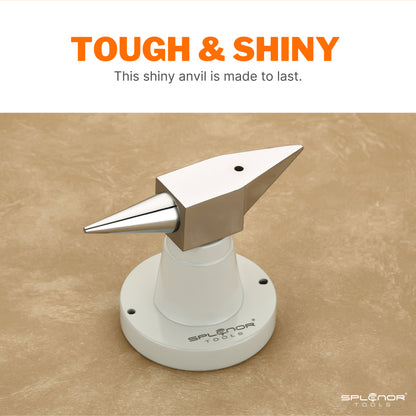 Jewelry stand anvil tool for metal shaping and forming work