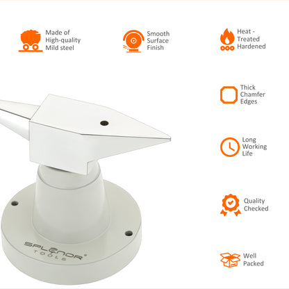Jewelry stand anvil tool for metal shaping and forming work