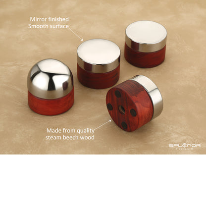 professional 4 piece anvil set for metal forming and shaping.