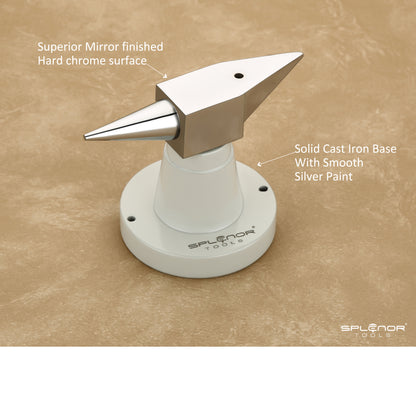 Jewelry stand anvil tool for metal shaping and forming work