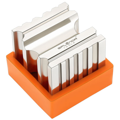 Jewelry swage block tool for metal forming and shaping work