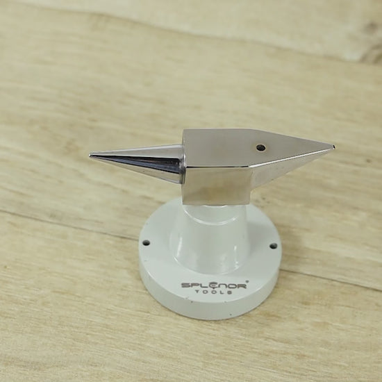 Jewelry stand anvil tool for metal shaping and forming work