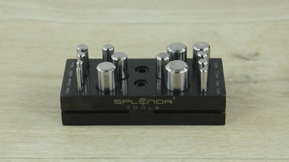 14 round punch disc cutter set for jewelry making tools