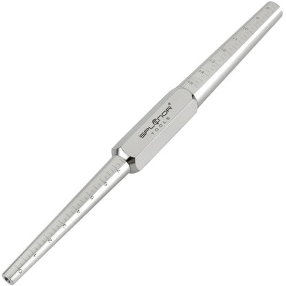 steel ring mandrel US sizes 1 to 16 jewelry sizing and forming tool