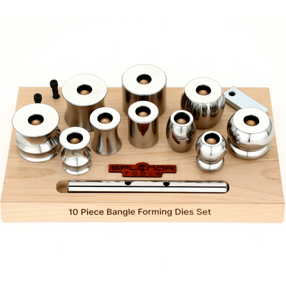 10 piece bangle & bracelet forming die set