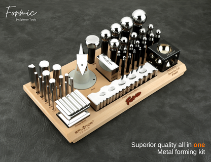 All in one metal forming kit for shaping and designing jewelry pieces