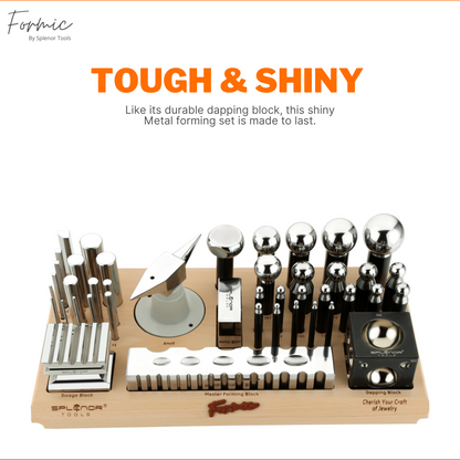 All in one metal forming kit for shaping and designing jewelry pieces