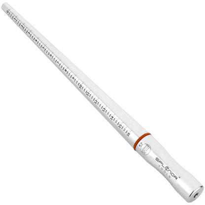 stainless steel grooved ring mandrel US 0 to 16 UK A to Z ring sizing tool
