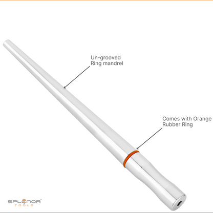 steel ring mandrel US sizes 1 to 16 for accurate ring sizing and forming