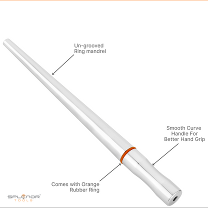 steel ring mandrel US sizes 1 to 16 for accurate ring sizing and forming